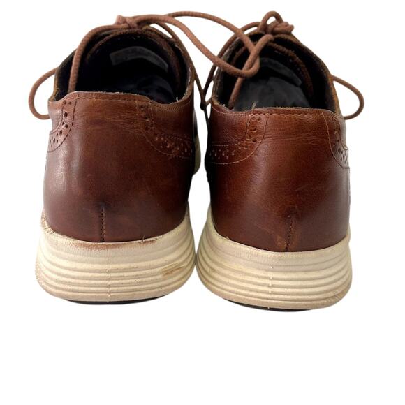 Timberland Shoes Men's Size 9 Franklin Park Brogue Oxfords Brown Leather Lace Up - Picture 7 of 15